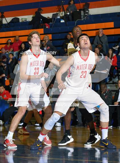 Thumbnail 1 in Salesian College Preparatory vs. Mater Dei (Tarkanian Classic) photogallery.