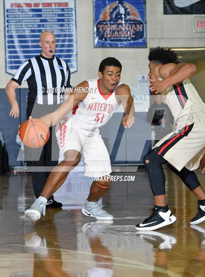 Thumbnail 3 in Salesian College Preparatory vs. Mater Dei (Tarkanian Classic) photogallery.