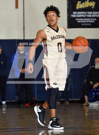 Thumbnail 1 in Salesian College Preparatory vs. Mater Dei (Tarkanian Classic) photogallery.