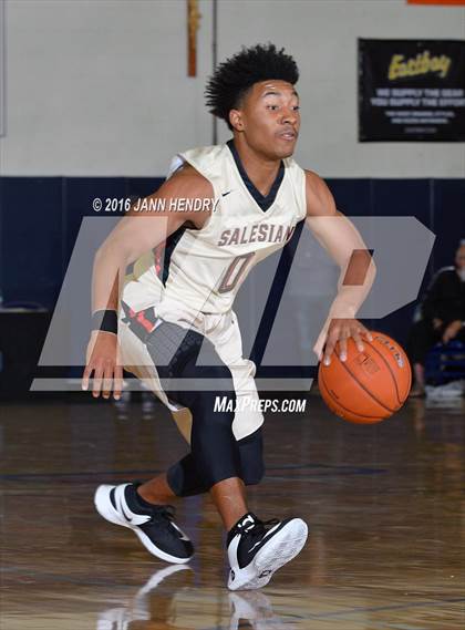Thumbnail 2 in Salesian College Preparatory vs. Mater Dei (Tarkanian Classic) photogallery.