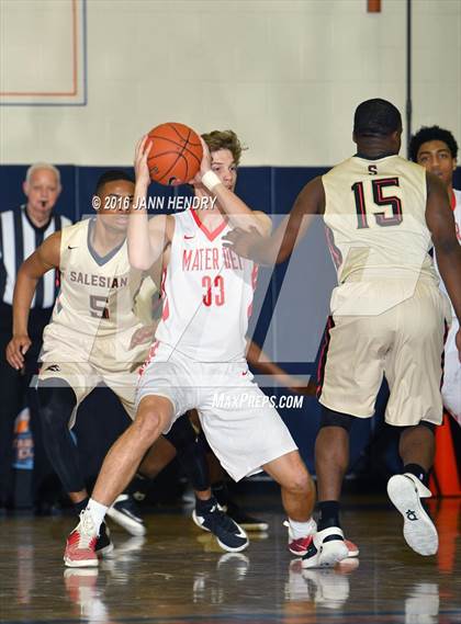 Thumbnail 1 in Salesian College Preparatory vs. Mater Dei (Tarkanian Classic) photogallery.