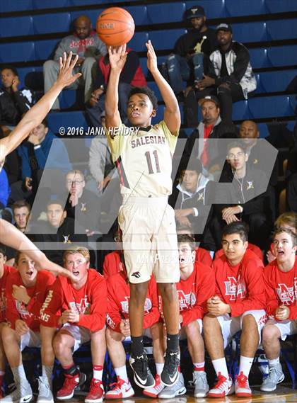 Thumbnail 2 in Salesian College Preparatory vs. Mater Dei (Tarkanian Classic) photogallery.