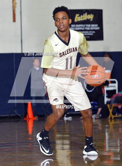 Thumbnail 1 in Salesian College Preparatory vs. Mater Dei (Tarkanian Classic) photogallery.