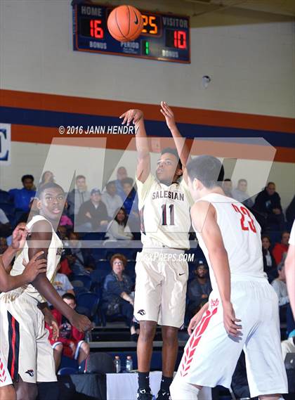 Thumbnail 2 in Salesian College Preparatory vs. Mater Dei (Tarkanian Classic) photogallery.