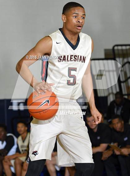Thumbnail 2 in Salesian College Preparatory vs. Mater Dei (Tarkanian Classic) photogallery.