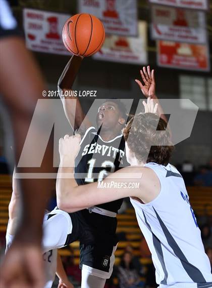 Thumbnail 2 in Saddleback Valley Christian vs. Servite (Nike Extravaganza) photogallery.