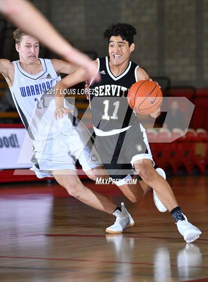 Thumbnail 3 in Saddleback Valley Christian vs. Servite (Nike Extravaganza) photogallery.