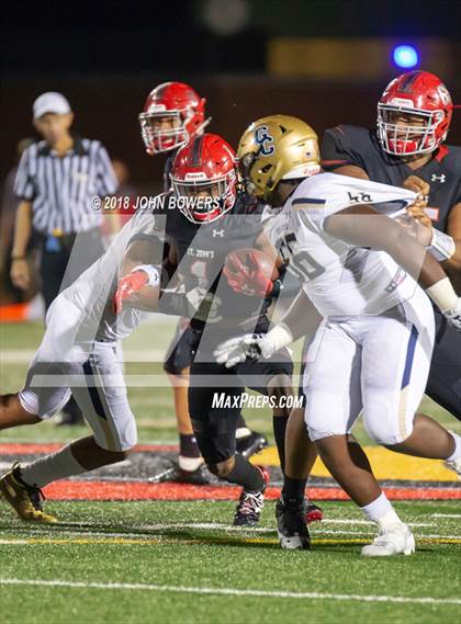 Thumbnail 2 in St. John's vs. Our Lady of Good Counsel photogallery.