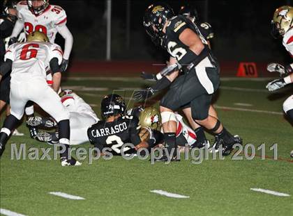 Thumbnail 1 in Valley Center vs. Santa Fe Christian (CIF SDS Playoffs) photogallery.