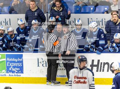 Thumbnail 2 in Powers Catholic vs Stevenson (MHSAA Division 2 State Final) photogallery.