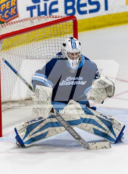 Thumbnail 1 in Powers Catholic vs Stevenson (MHSAA Division 2 State Final) photogallery.