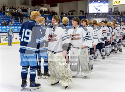 Thumbnail 1 in Powers Catholic vs Stevenson (MHSAA Division 2 State Final) photogallery.