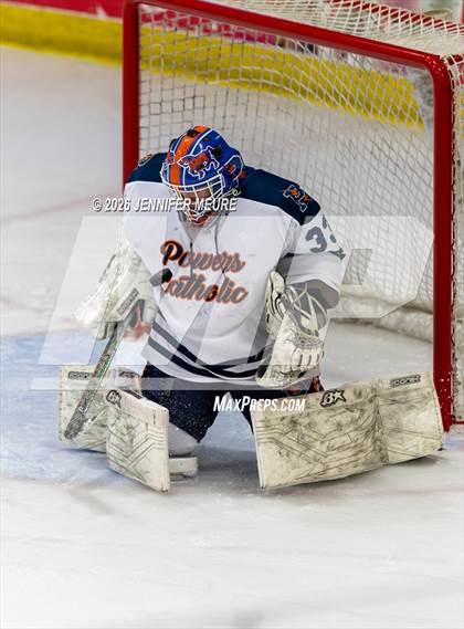 Thumbnail 1 in Powers Catholic vs Stevenson (MHSAA Division 2 State Final) photogallery.
