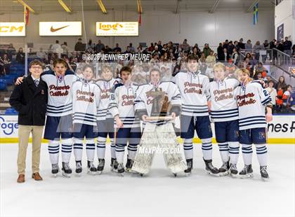 Thumbnail 1 in Powers Catholic vs Stevenson (MHSAA Division 2 State Final) photogallery.