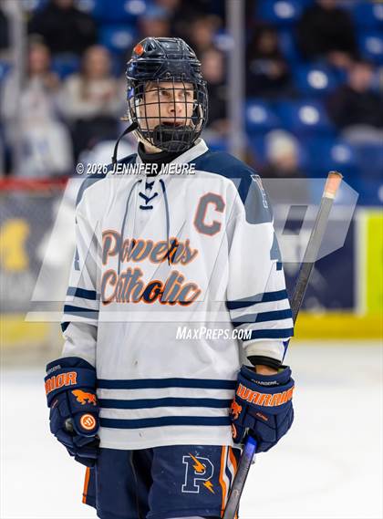 Thumbnail 1 in Powers Catholic vs Stevenson (MHSAA Division 2 State Final) photogallery.