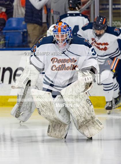 Thumbnail 1 in Powers Catholic vs Stevenson (MHSAA Division 2 State Final) photogallery.