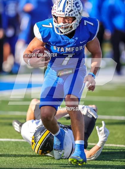 Thumbnail 3 in Cisco vs Stamford (UIL Football 2A D1 Regional) photogallery.