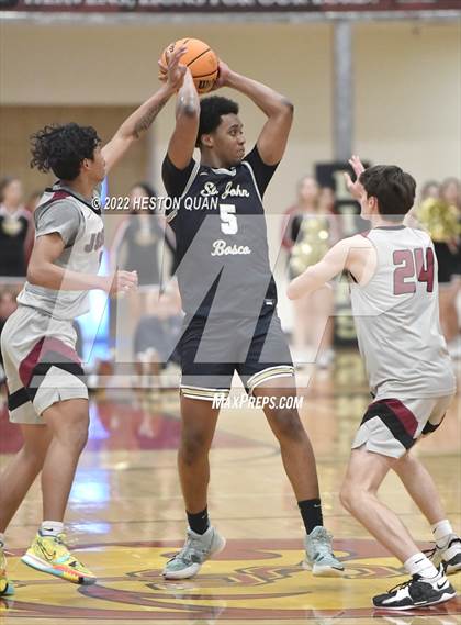 Thumbnail 3 in St. John Bosco @ JSerra Catholic (CIF-SS D1 Playoffs) photogallery.