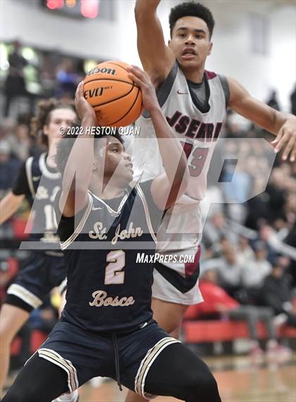 Thumbnail 2 in St. John Bosco @ JSerra Catholic (CIF-SS D1 Playoffs) photogallery.