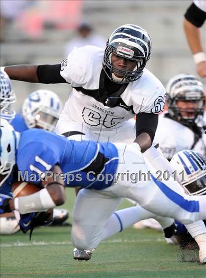 Thumbnail 1 in Grandview vs. Daingerfield (2A Division 1 Region 2 Semifinals) photogallery.