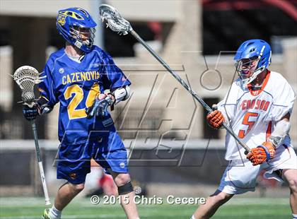 Thumbnail 1 in Cazenovia vs. Penn Yan Academy (NYSPHSAA Class C Semifinal) photogallery.