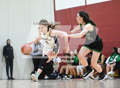 Thumbnail 1 in Newman vs. St. Mary's Dominican (Allstate Sugar Bowl National Prep Classic) photogallery.