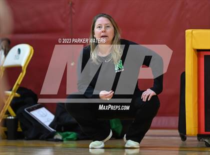 Thumbnail 3 in Newman vs. St. Mary's Dominican (Allstate Sugar Bowl National Prep Classic) photogallery.