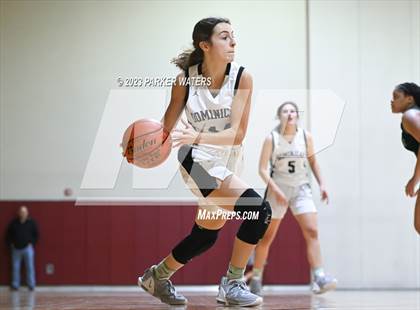 Thumbnail 2 in Newman vs. St. Mary's Dominican (Allstate Sugar Bowl National Prep Classic) photogallery.