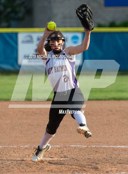 Thumbnail 3 in East Rockaway vs Oyster Bay (NYSPHSAA Section 8 Class B Final Game 2) photogallery.