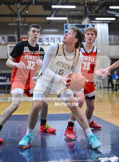Thumbnail 2 in Penfield vs. Greece Athena (NYSPHSAA Section V Class AA Semifinals) photogallery.