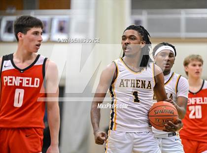 Thumbnail 3 in Penfield vs. Greece Athena (NYSPHSAA Section V Class AA Semifinals) photogallery.