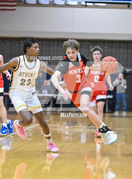 Thumbnail 1 in Penfield vs. Greece Athena (NYSPHSAA Section V Class AA Semifinals) photogallery.