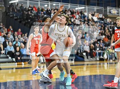 Thumbnail 2 in Penfield vs. Greece Athena (NYSPHSAA Section V Class AA Semifinals) photogallery.