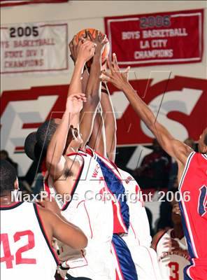 Thumbnail 2 in Westchester vs. Leuzinger (Westchester Tip-Off Classic) photogallery.