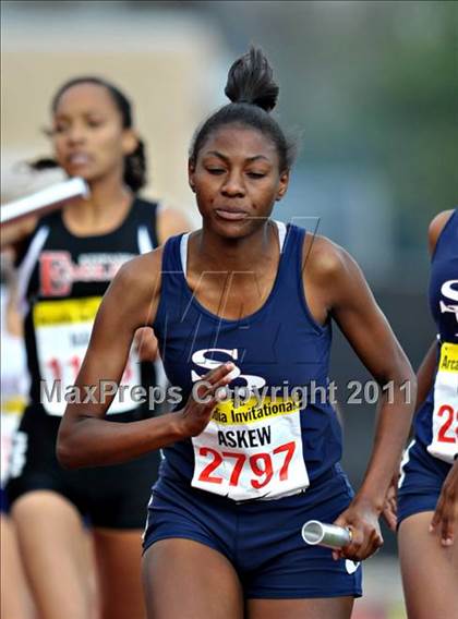 Thumbnail 2 in 44th Arcadia Invitational (Saturday's Girls Field Events) photogallery.