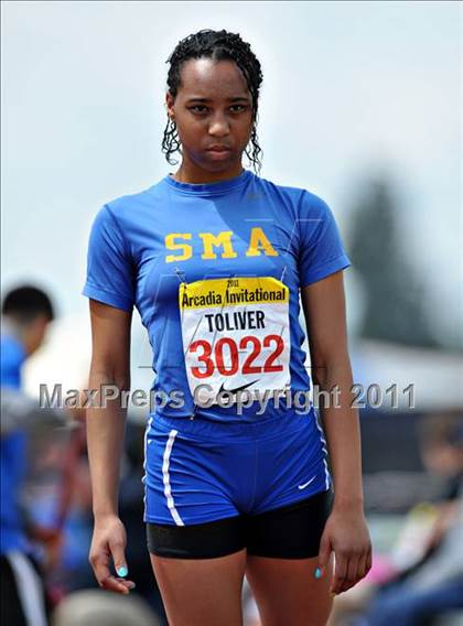 Thumbnail 1 in 44th Arcadia Invitational (Saturday's Girls Field Events) photogallery.