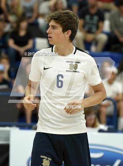 Thumbnail 2 in Notre Dame (SO) vs. Calabasas (CIF SS D2 Final) photogallery.