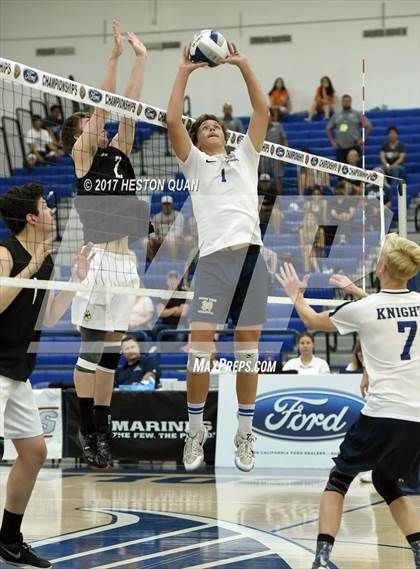Thumbnail 1 in Notre Dame (SO) vs. Calabasas (CIF SS D2 Final) photogallery.