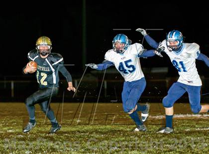 Thumbnail 3 in Shelbyville vs Franklin County (IHSAA 4A Sectional Round 1)  photogallery.