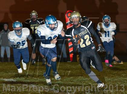 Thumbnail 2 in Shelbyville vs Franklin County (IHSAA 4A Sectional Round 1)  photogallery.