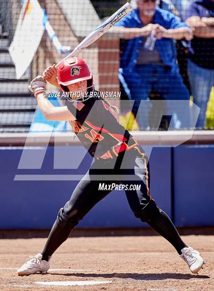 Thumbnail 2 in Capital Christian vs. Oakdale (CIF SJS D3 Final) photogallery.