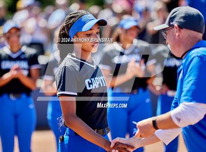 Thumbnail 2 in Capital Christian vs. Oakdale (CIF SJS D3 Final) photogallery.