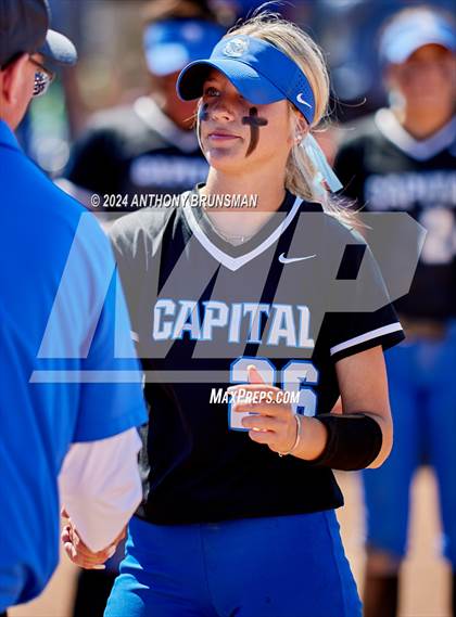 Thumbnail 1 in Capital Christian vs. Oakdale (CIF SJS D3 Final) photogallery.