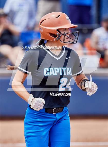 Thumbnail 2 in Capital Christian vs. Oakdale (CIF SJS D3 Final) photogallery.