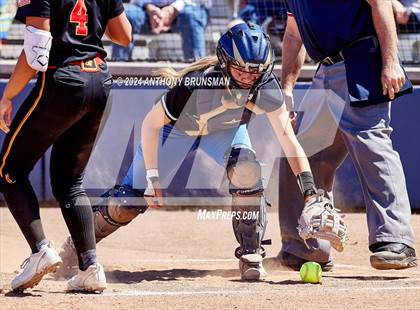 Thumbnail 2 in Capital Christian vs. Oakdale (CIF SJS D3 Final) photogallery.