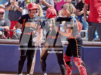 Thumbnail 1 in Capital Christian vs. Oakdale (CIF SJS D3 Final) photogallery.