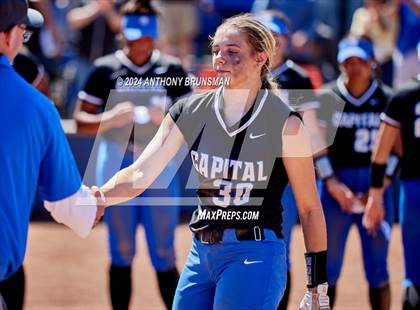 Thumbnail 2 in Capital Christian vs. Oakdale (CIF SJS D3 Final) photogallery.