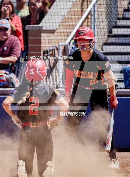 Thumbnail 3 in Capital Christian vs. Oakdale (CIF SJS D3 Final) photogallery.
