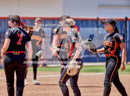 Thumbnail 1 in Capital Christian vs. Oakdale (CIF SJS D3 Final) photogallery.