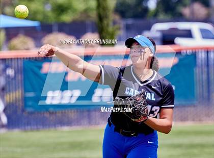 Thumbnail 3 in Capital Christian vs. Oakdale (CIF SJS D3 Final) photogallery.